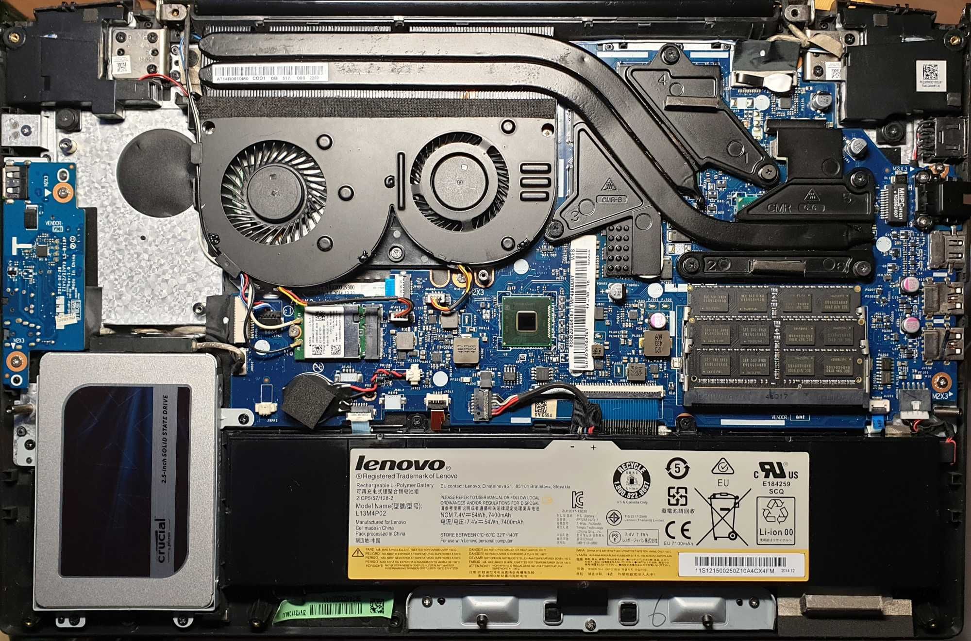 Lenovo Y50-70, i5 4 gen. GTX 860m nowy SSD Crucial MX500 500GB 16GBRAM