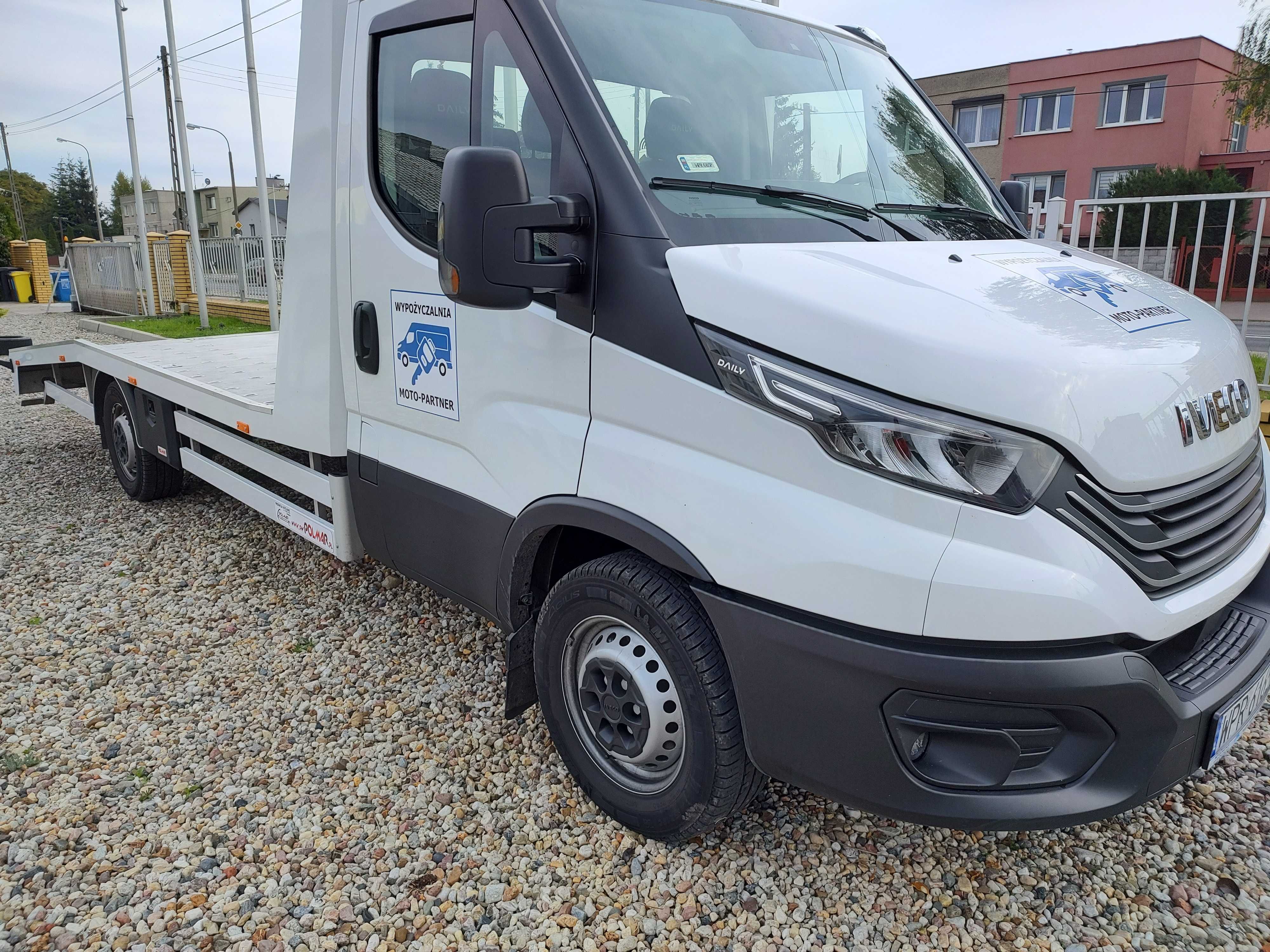 Wynajem Iveco Daily kat. B Autolaweta/Hak/Dostawczy/Wyciągarka/ POZNAŃ