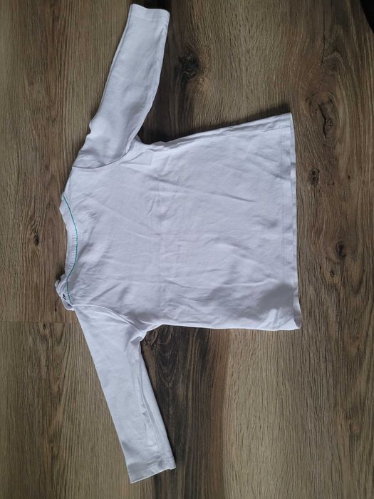 Biała bluzka z niebieskim wzorem, Hugo Boss, rozmiar 80