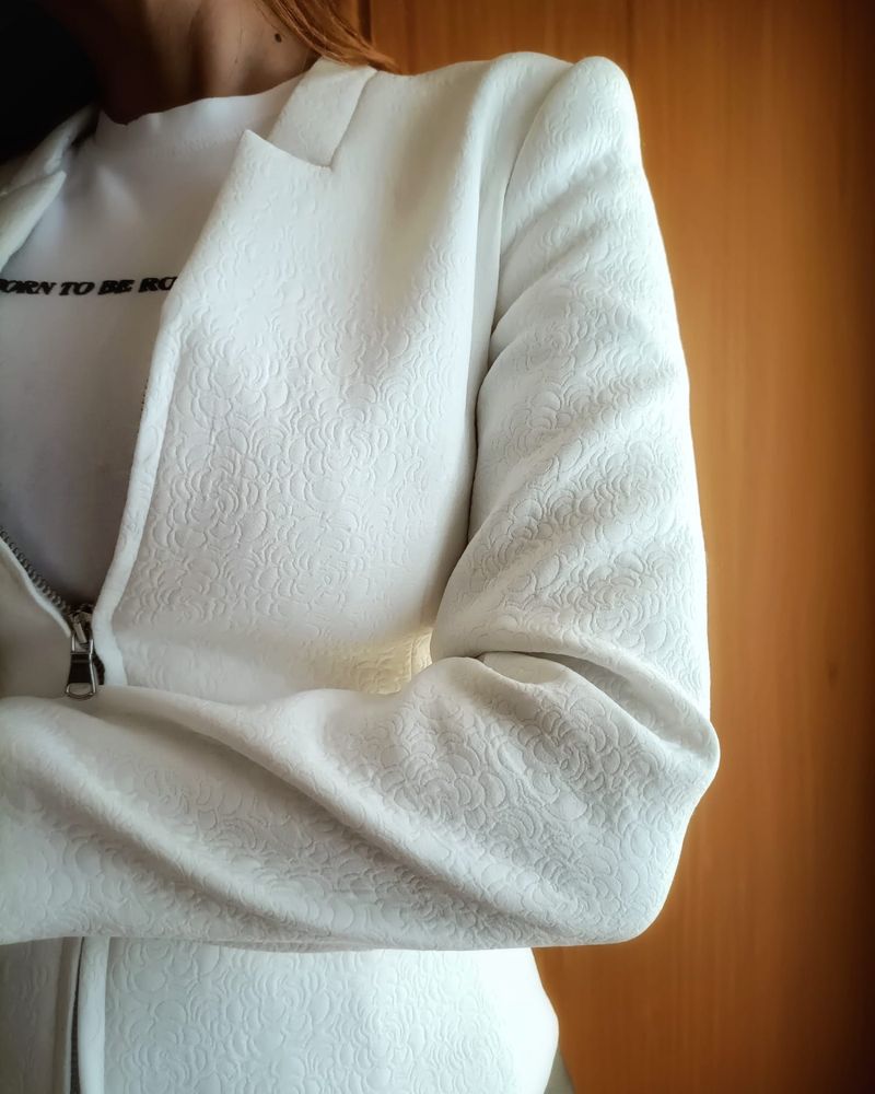 Casaco branco Zara