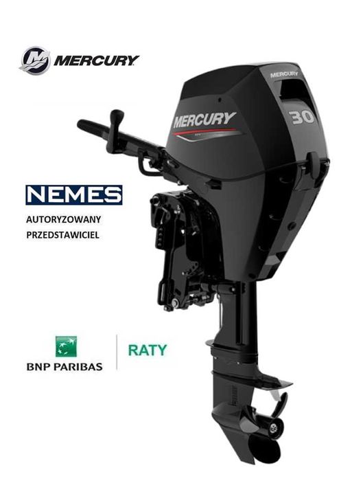 F30 ELHPT silnik zaburtowy MERCURY NOWA WERSJA, 67kg  od ręki