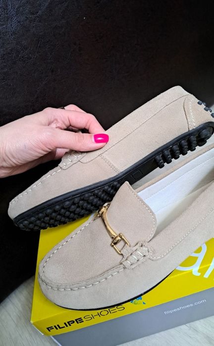 Замшеві натуральні туфлі 39-40р