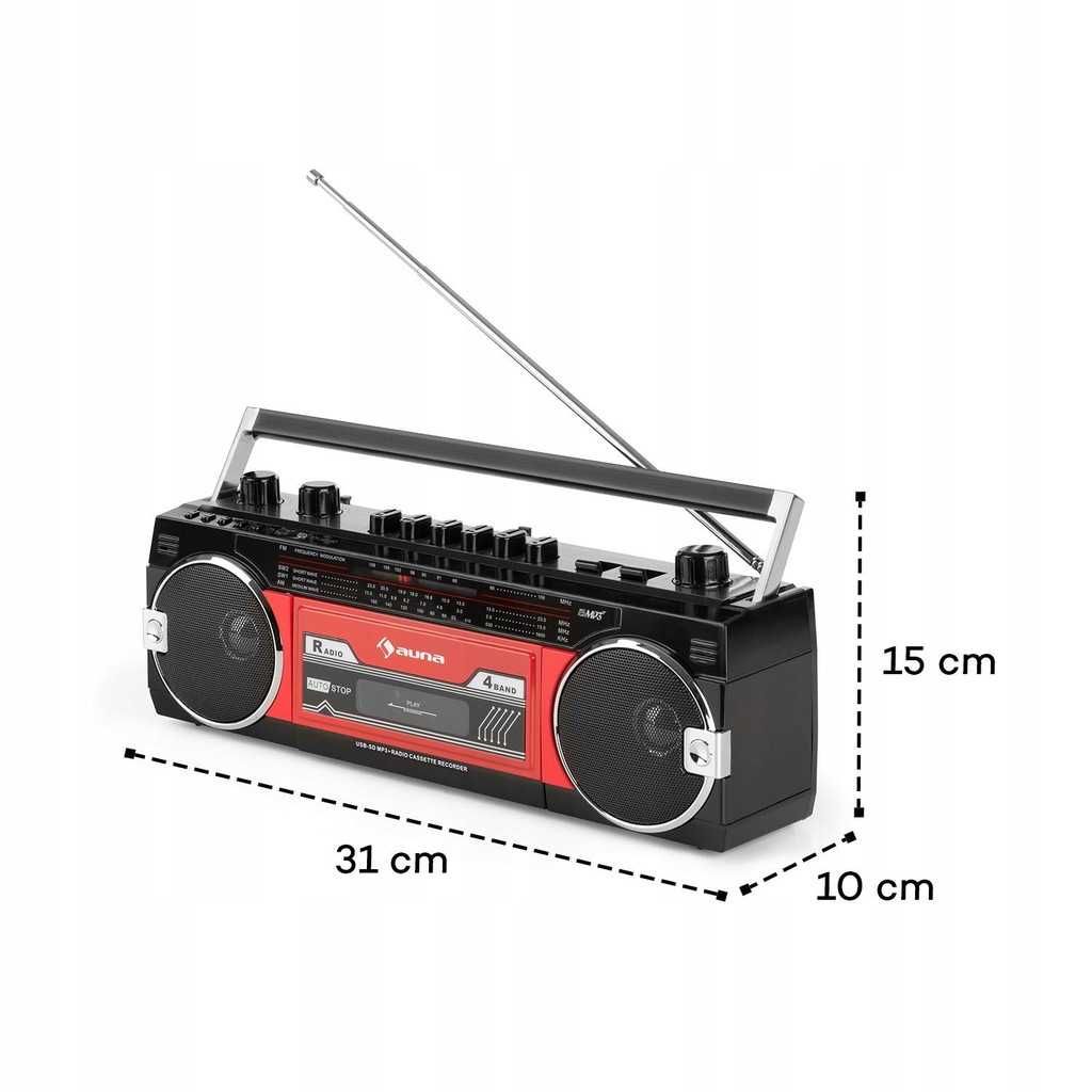 Radioodtwarzacz w Sylu Retro Bluetooth USB SD MP3 RADIO FM Nowe!