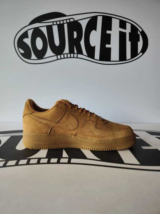 Buty meskie Mokasyny Nike_Air_Force_1_Low_Supreme_Brown R.43