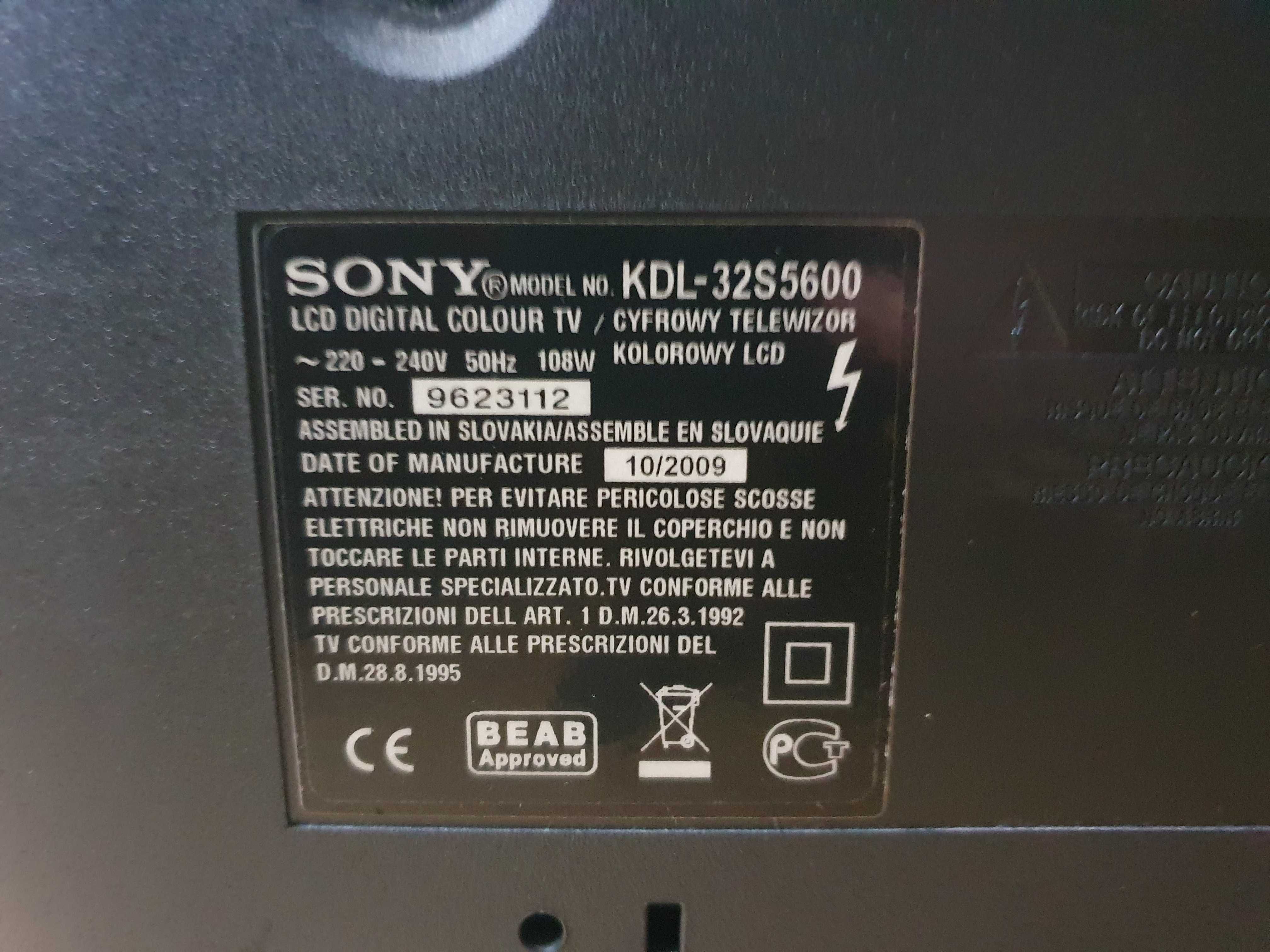 Sony KDL 32S5600