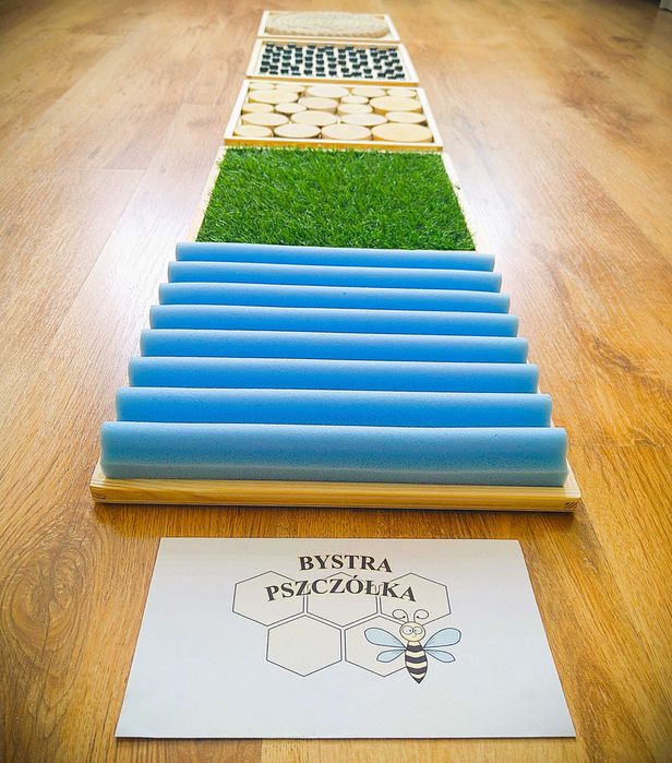 Ścieżka sensoryczna, SI, panele typu Montessori, MEGA duże, 5 szt