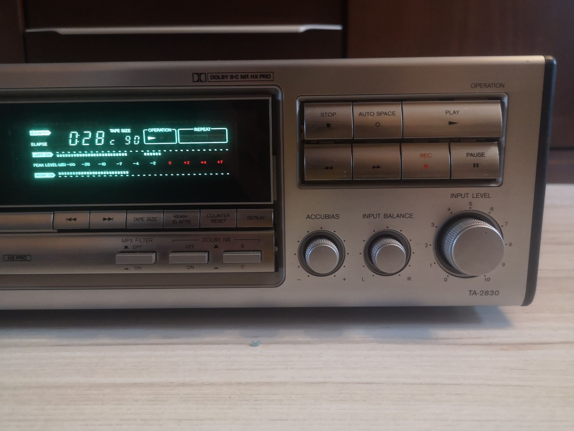 Magnetofon onkyo TA-2830 srebrny