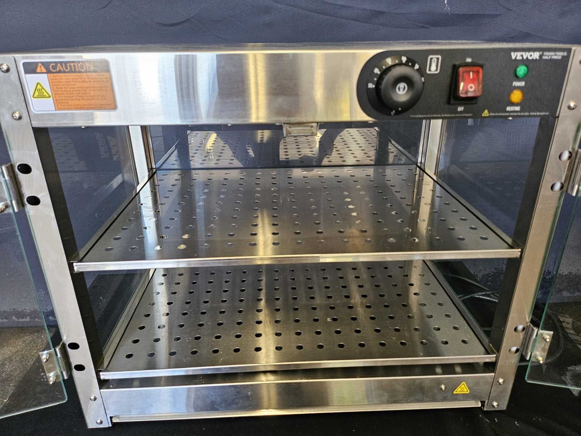 Vitrine quente para pastéis de nata ou salgados