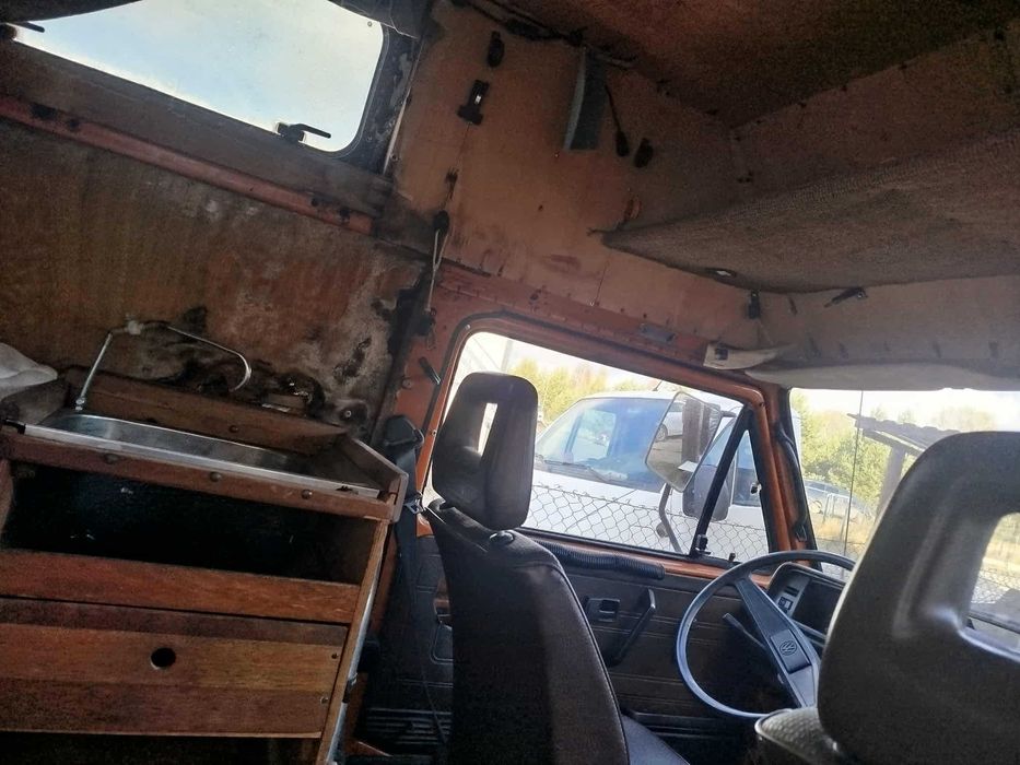 volkswagen t3 camper na chodzie do remontu 1985 1,6 td
