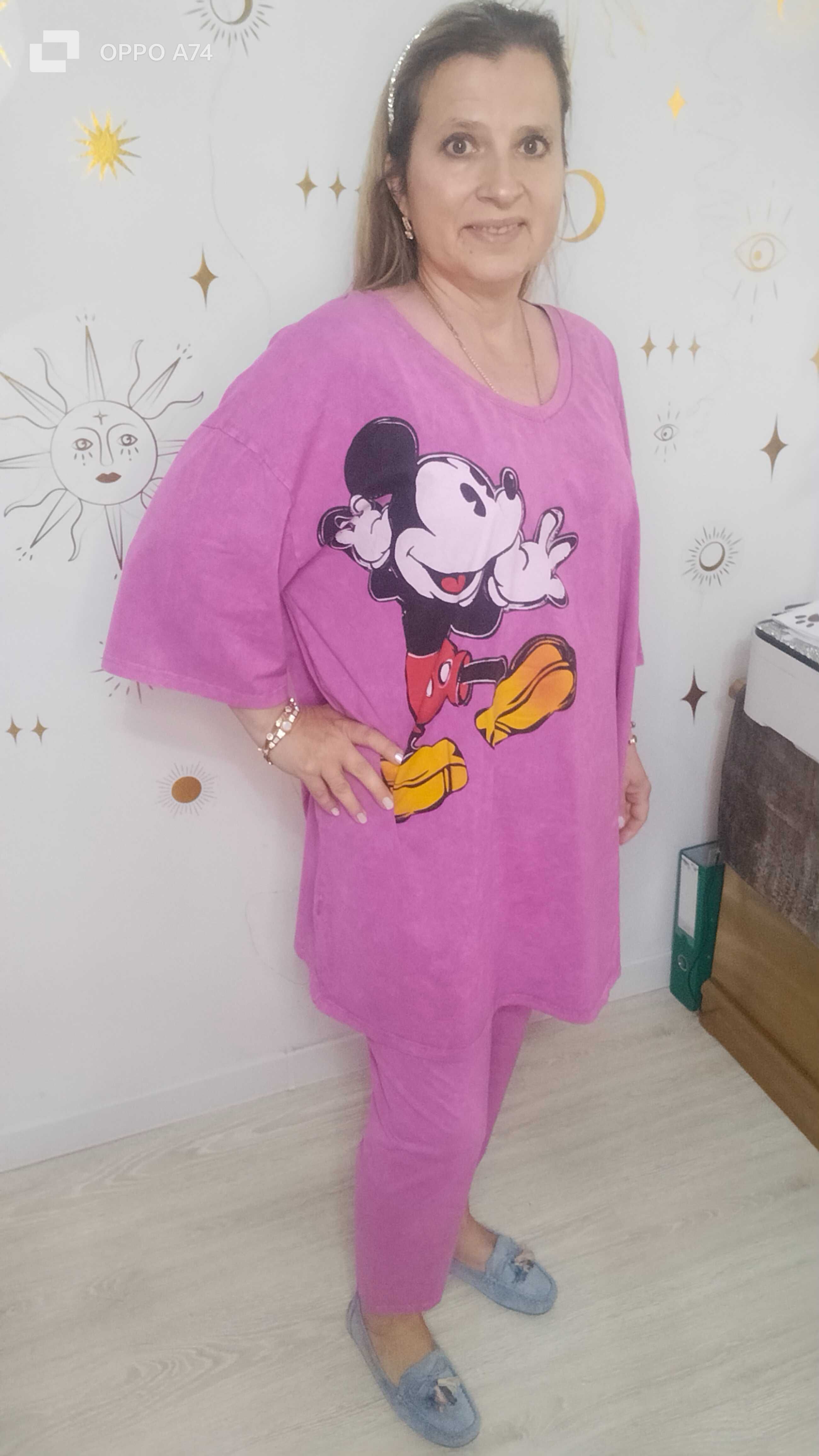 Komplet Dres Plus Size Oversize WAWA 2XL-4XL Tunika + getry