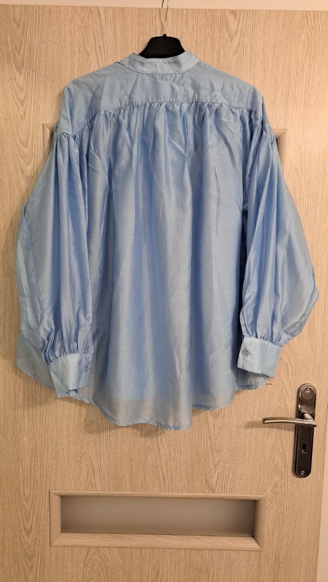 Błękitna koszula damska Miho's pus size oversize 48 50 xxl