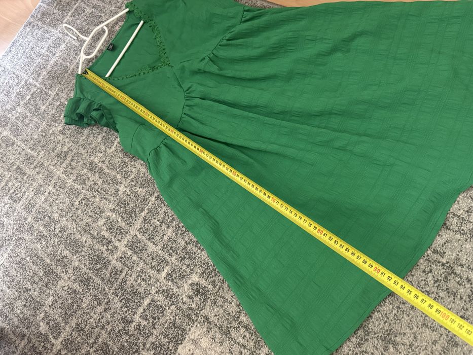 Zielona sukienka plus size duzy rozmiar shein