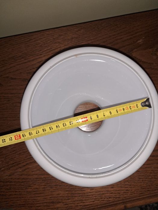 Скляний плафон до настільної лампи