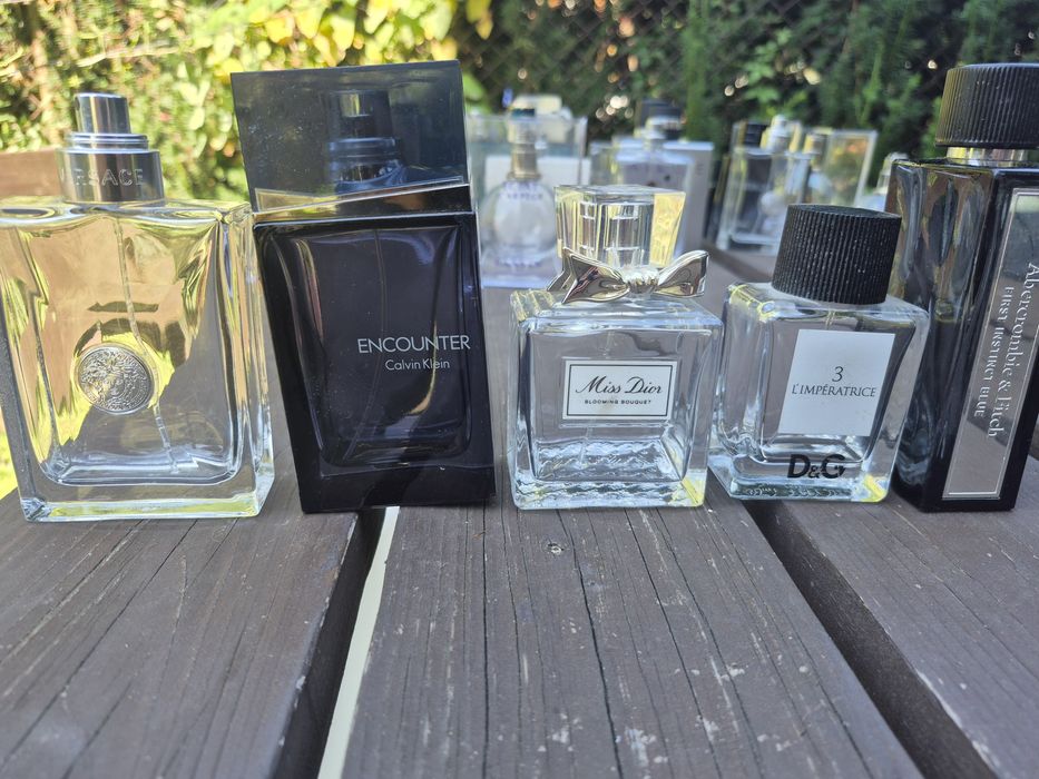 Flakony po perfumach puste oryginalne różne marki nisza mainstream