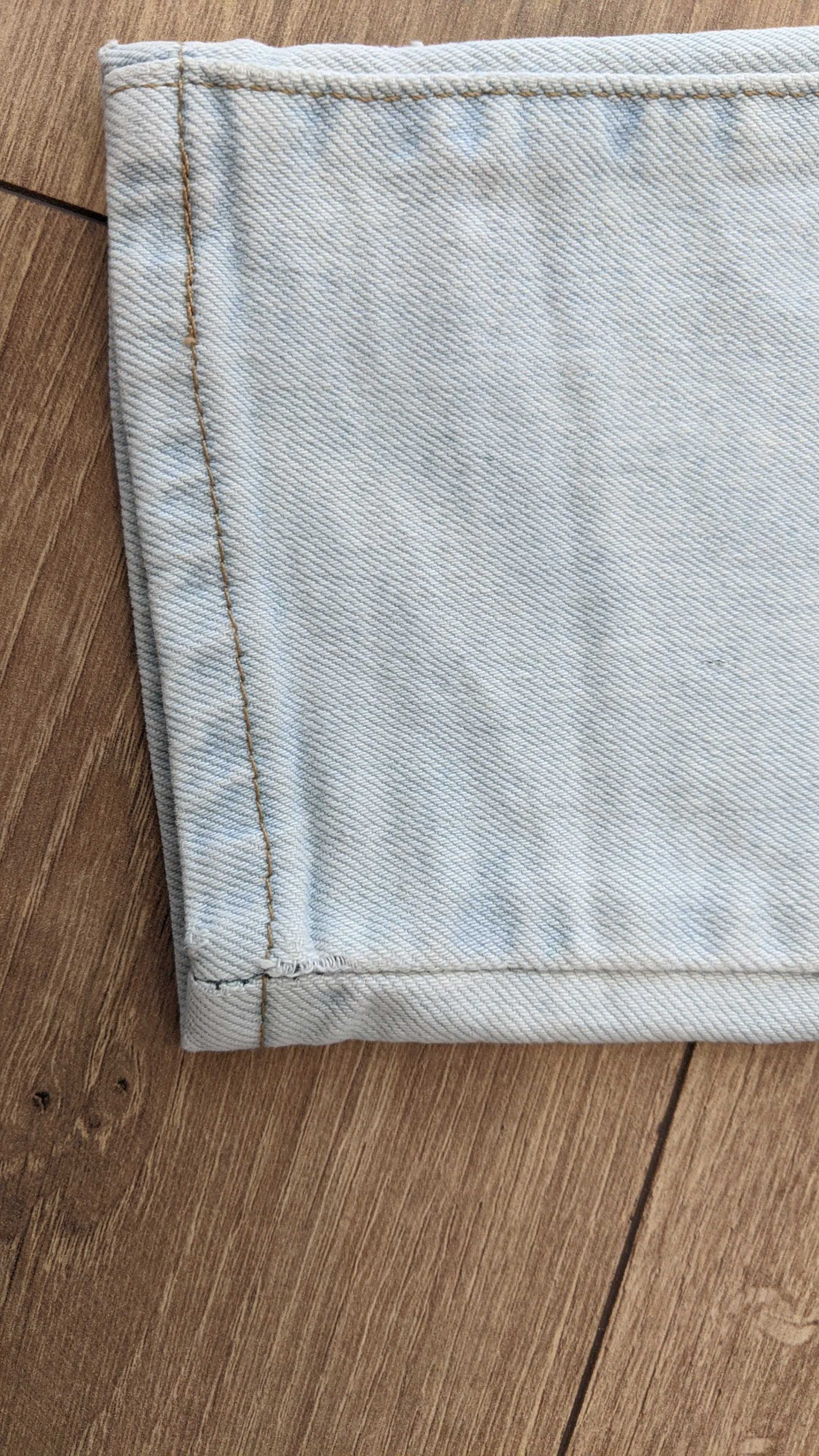 Jeansy levi's high waisted taper w25 l27 jasny denim