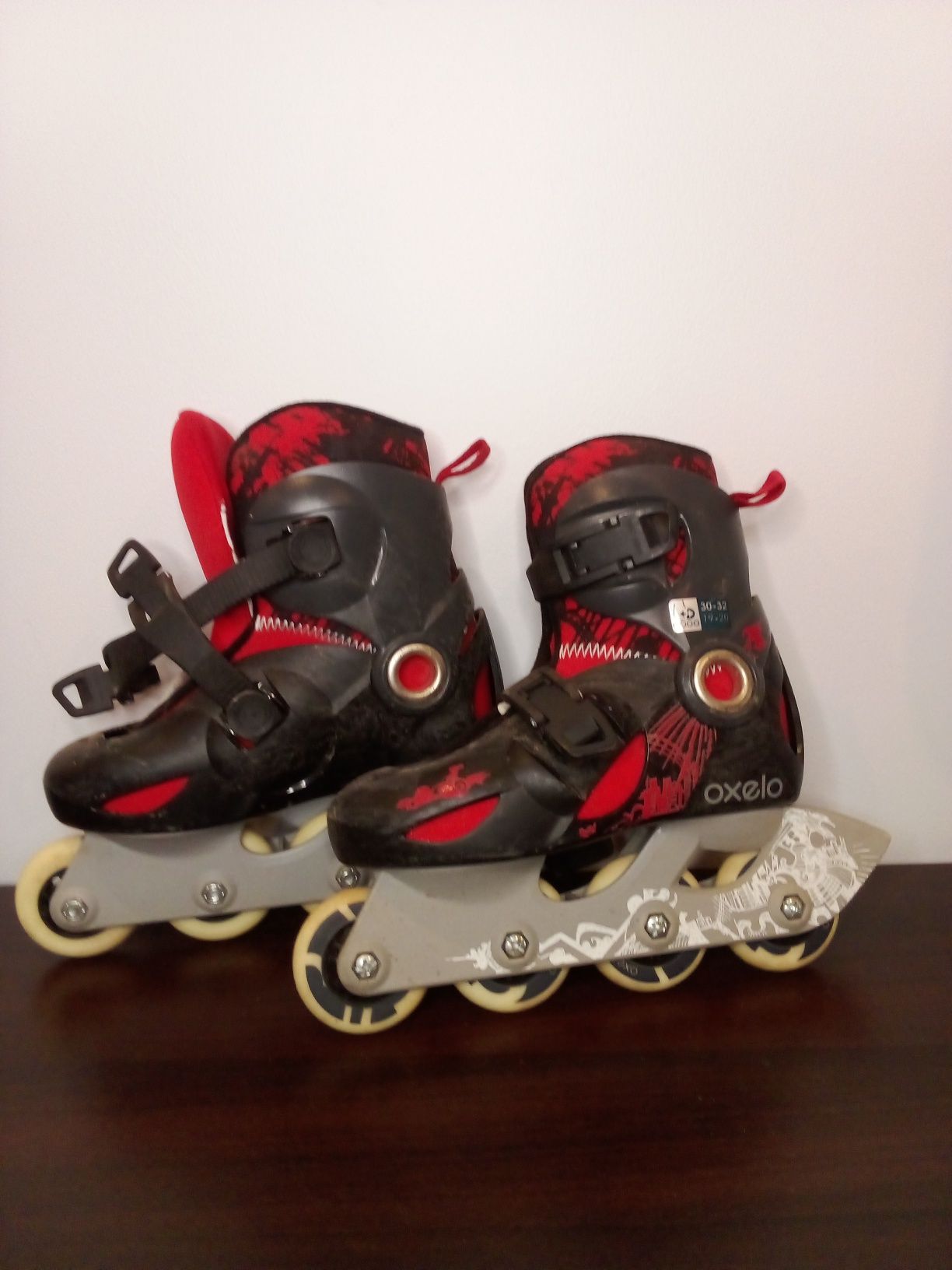 Patins em linha como novos