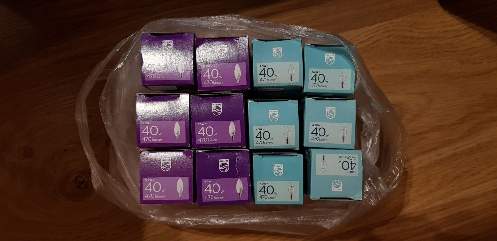 Żarówka LED Philips E14 4,3W 5,5W 40W 470 lm barwa ciepła osram