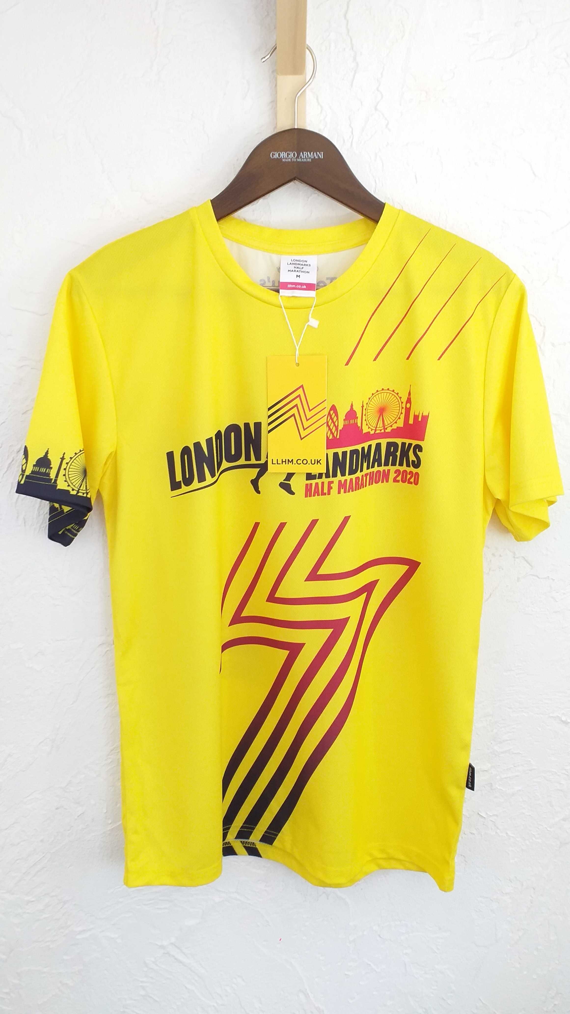 NOWY T-shirt London Landmarks Half Marathon 2020 półmaraton Londyn M