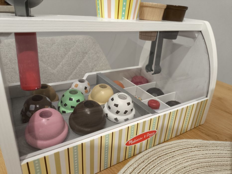 Melissa & Doug Drewniany Zestaw Lodziarnia- używany