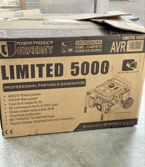 В НАЯВНОСТІ, Генератор 4,5 кВт. GENERGY5000, Іспанія.