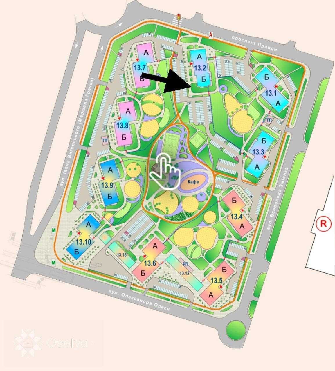 Продаж 2-кім квартири 76м² в ЖК Варшавський плюс