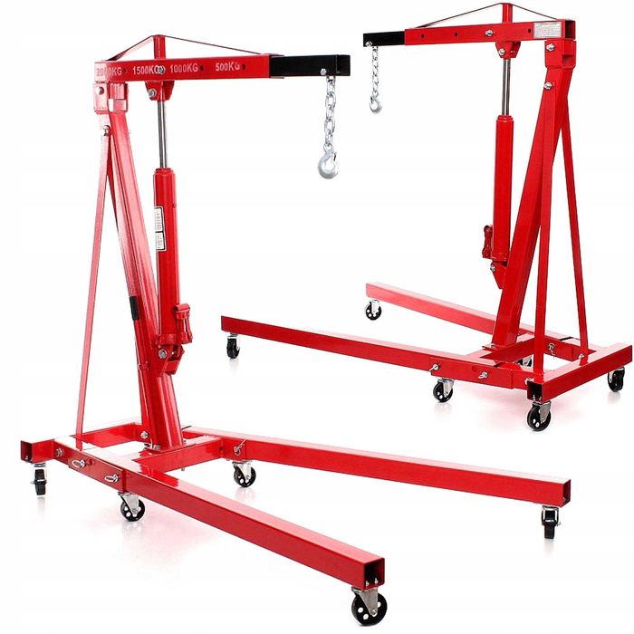 Żuraw warsztatowy Kraft&Dele 2T KD320 - stabilny podnośnik 2000kg