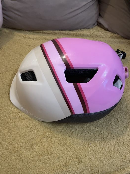 Kask dziewczęcy regulowany na rower rolki dla dziewczynki