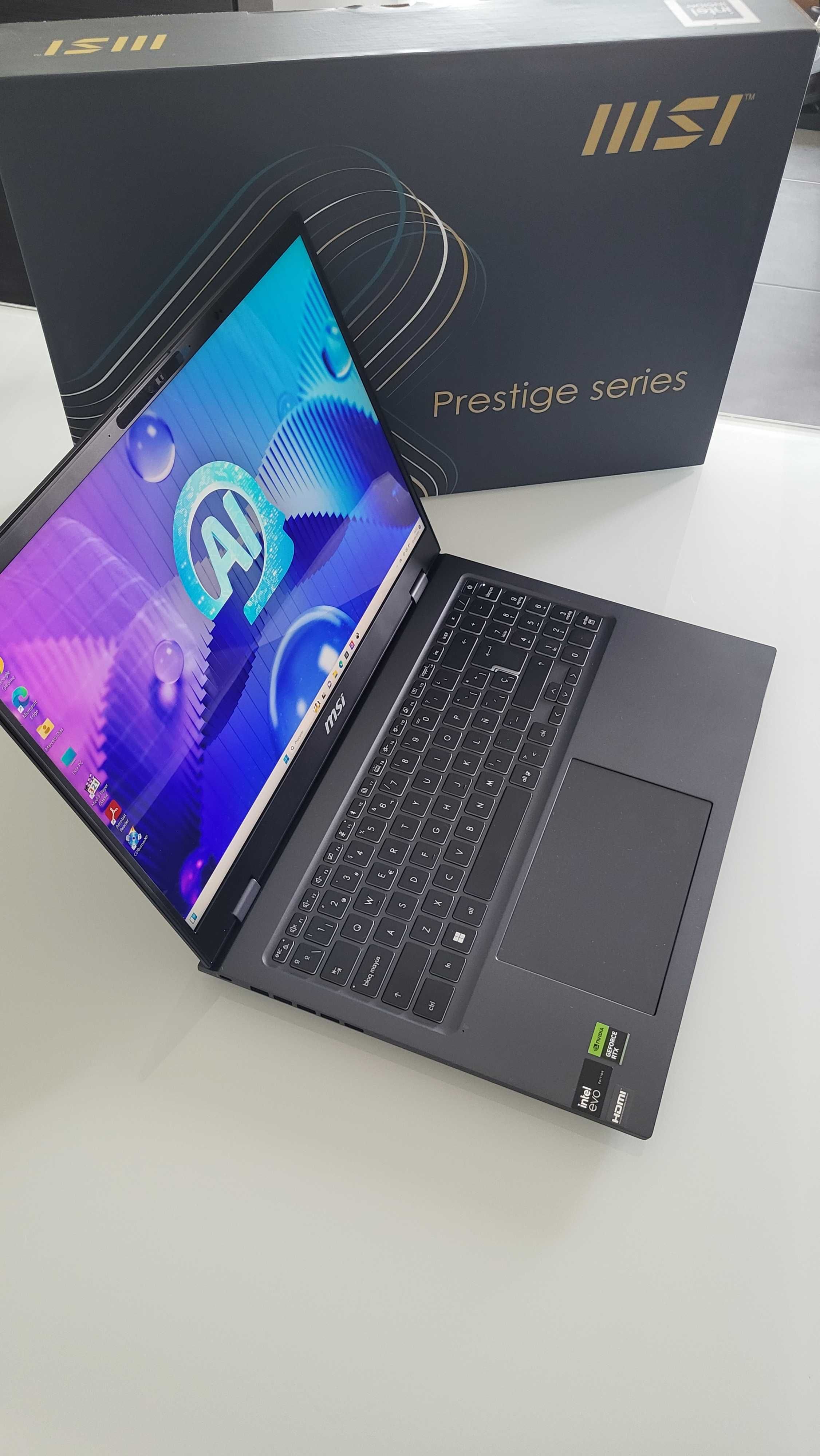 MSI Prestige 16 AI Studio Ultra 7 155H|16' QHD+|RTX 4050 8GB| 16GB