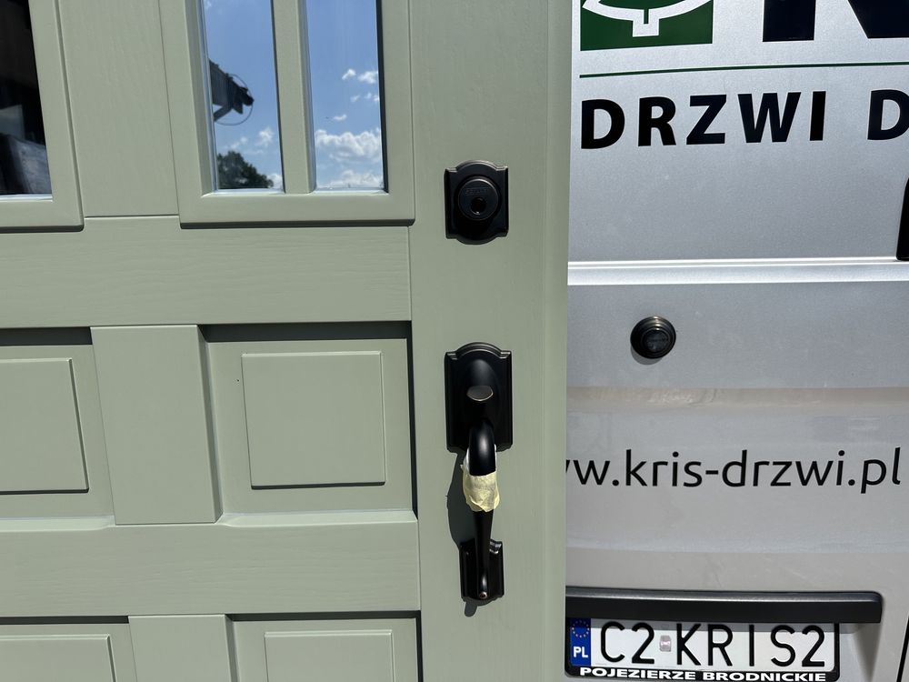 Drzwi zewnetrzne drewniane 900 OFERT Amerykanskie schlage Cała Polska