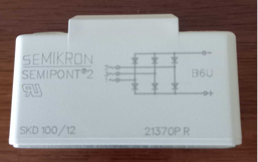 Трифазний діодний міст SKD 100/12 (100А 1200В) Semikron