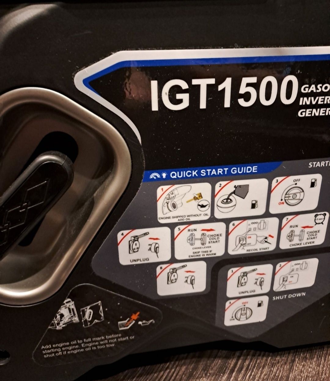 Генератор Scheppach IGT 1500 инверторный бензиновый
