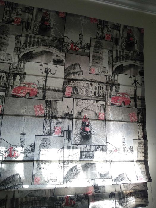 Estore para uma decoração descontraída. Oferta almofada e abajour!