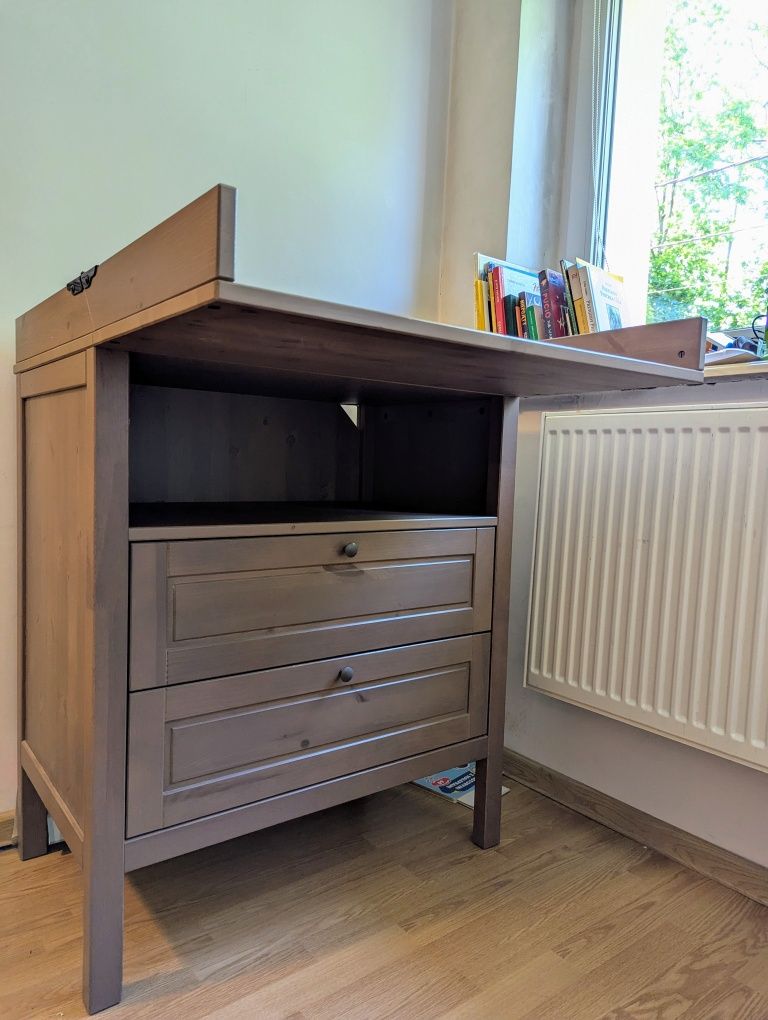 Ikea Przewijak Sundvik. Komoda z dwoma szufladami.
