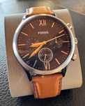Zegarek FOSSIL Chronograf Męski - Brązowy Skórzany- Idealny - Okazja!