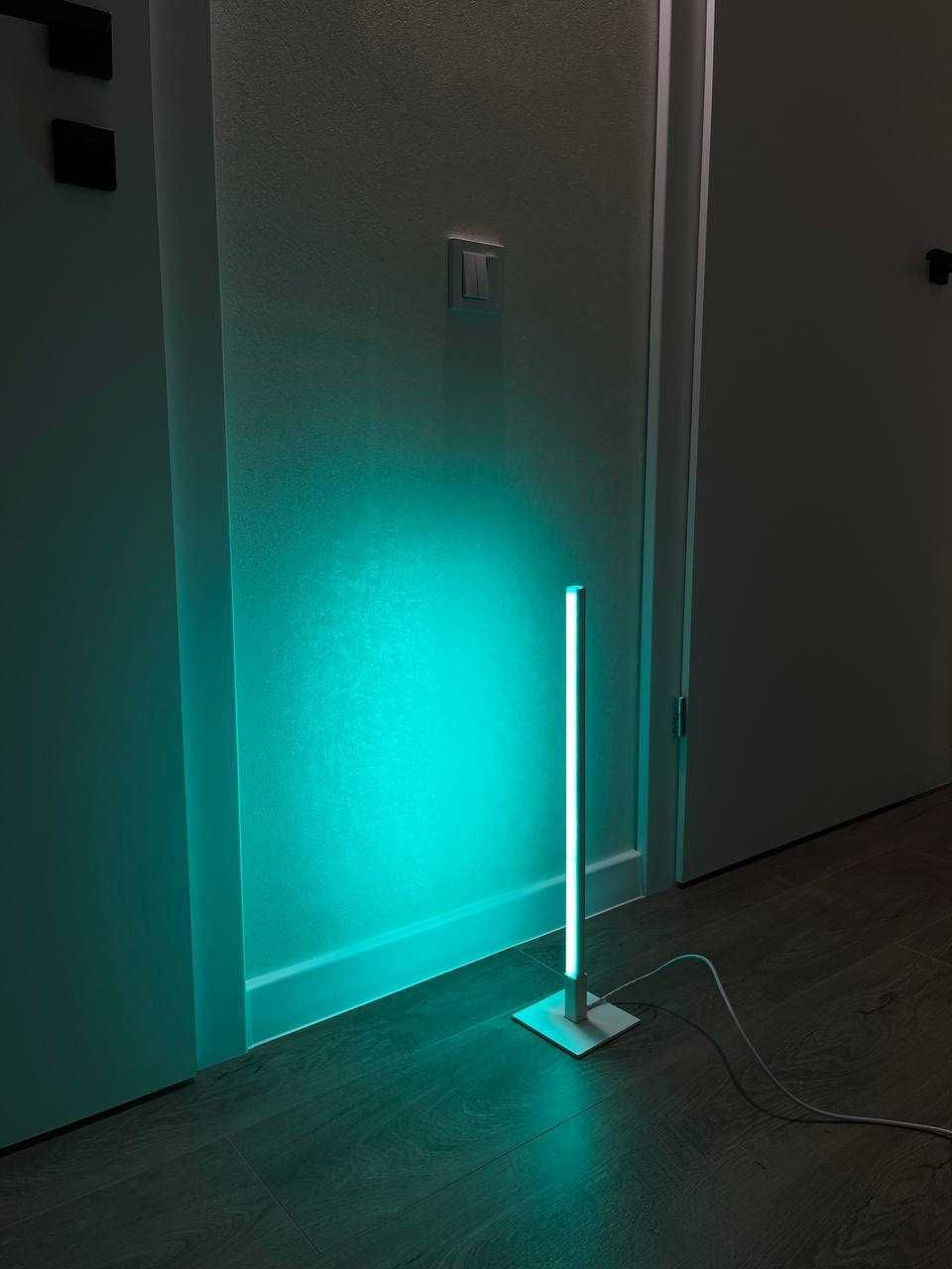 Led торшер Угловой напольный RGB светодиодный Смарт лампа Світильник