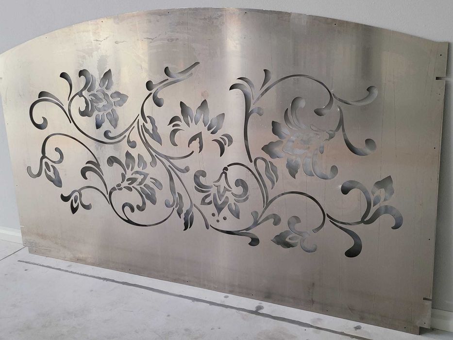 Ogrodzenie laserowe stylowe przęsło panel indywidualny dekoracyjny CNC