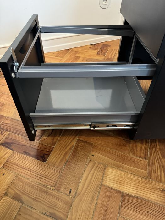 Bloco gavetas arquivador Ikea Erik com chave