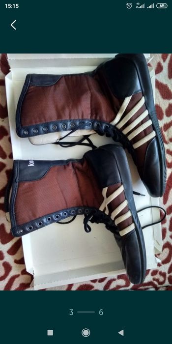 Шкіряні жіночі чобітки