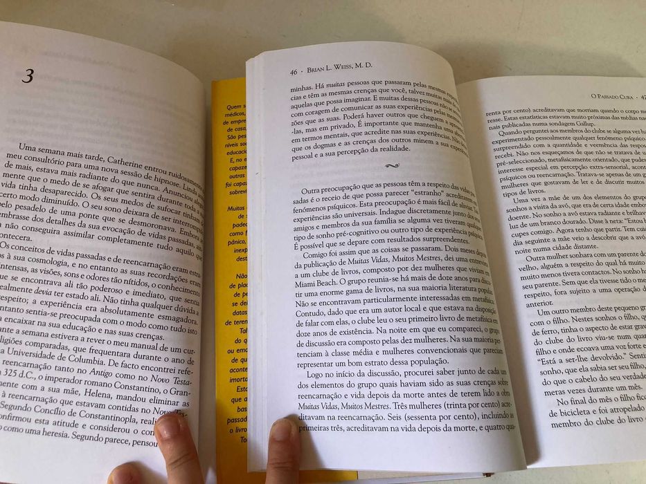 2 Livros (O Passado Cura + Muitas Vidas Muitos Mestres) Brian L. Weiss