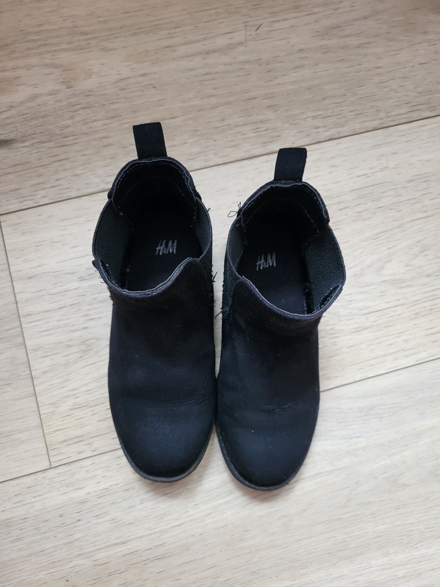 Czarne botki H&M r.27