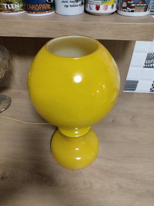 Polam Wieliczka 1977 lampa stołowa vintage PRL