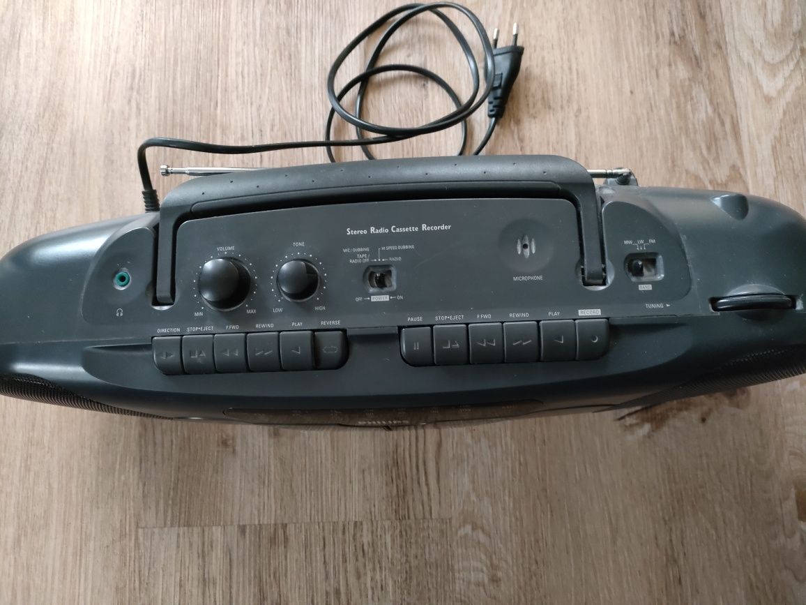 Radio magnetofon Philips AW7250/14 kaseciak