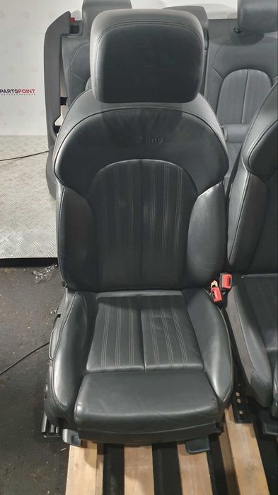 Салон шкіряний сидіння передні задні Audi A6 C7 S line 2011-2016 року