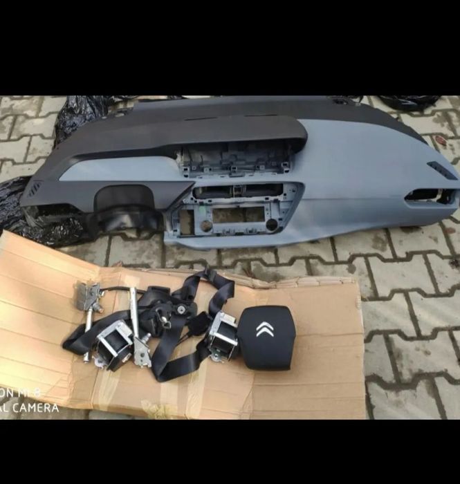 Citroen C4 picasso  Deska Konsola Kokpit Airbag Pasy Zestaw