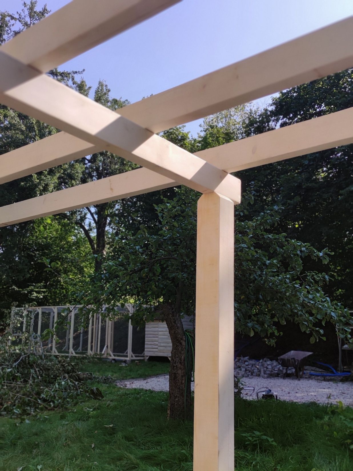 Patio, Pergola, Altana, Zabudowa drewniana, garaż drewniany!