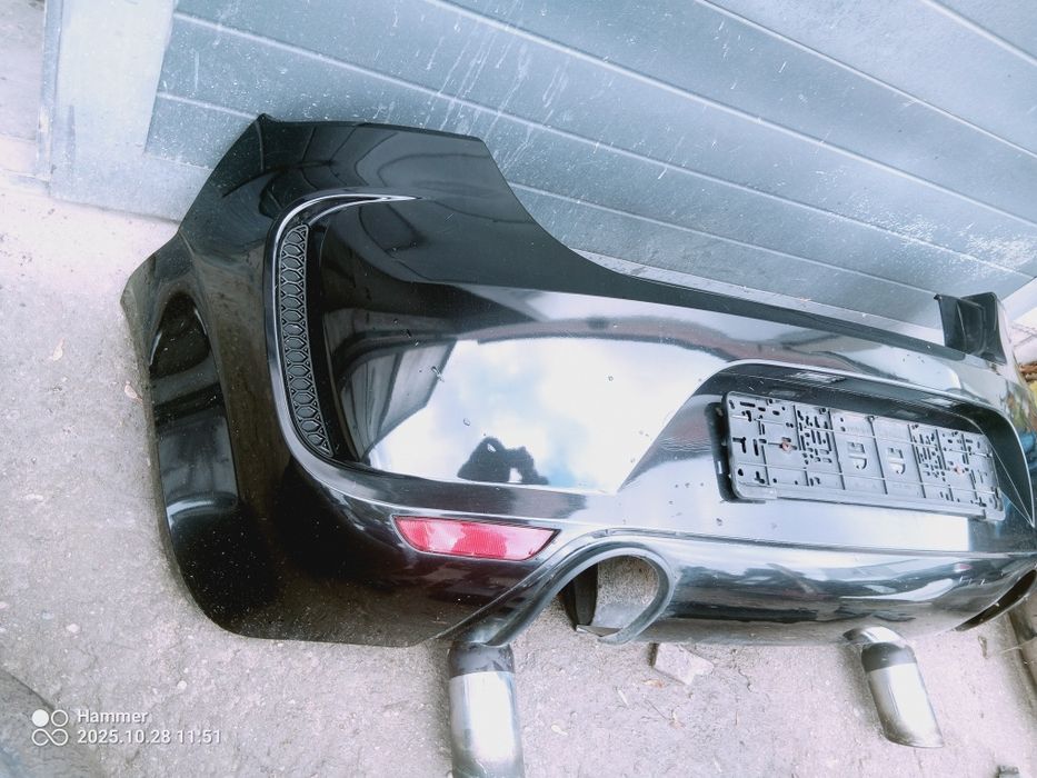 Seat Leon II Cupra FR zderzak tył nadkola tłumik zestaw ms design