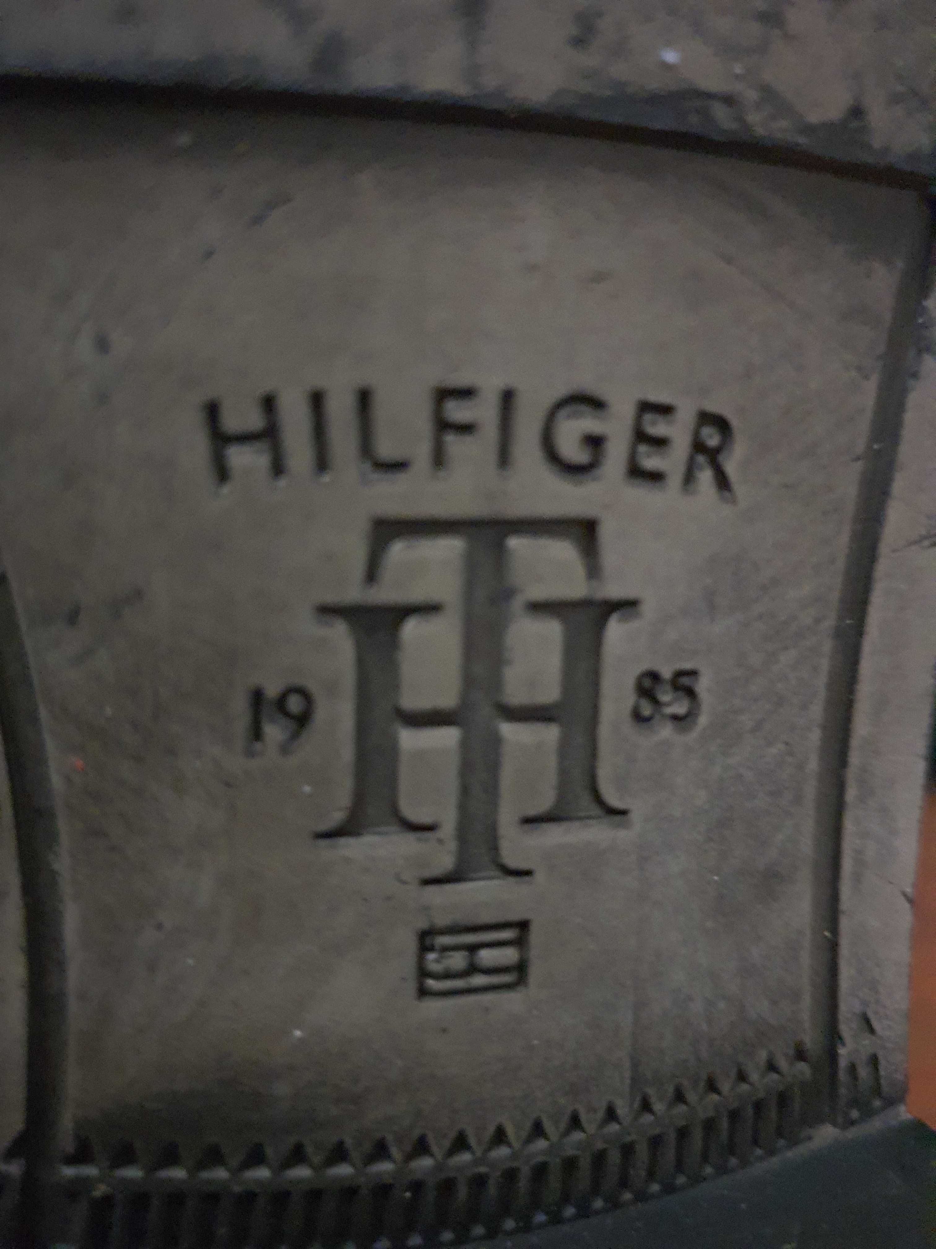Kozaki oficerki tommy hilfiger r 37 skóra i zamsz czarne