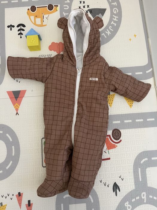 Демісезонний комбінезон коричневий 74