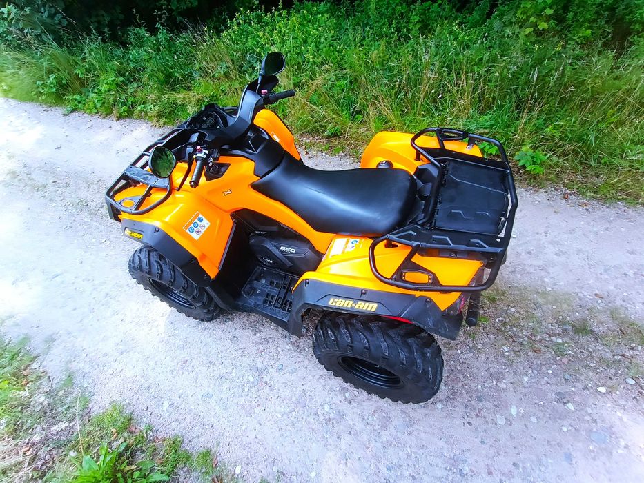 Quad Can Am 650 outlander 4x4 Wyciągarka Zarejestrowany Okazja Zamiana