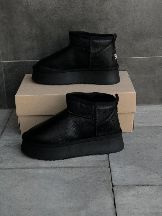 Размер 41 Скидка! UGG Australia Кожаные Угги на платформе Угі Уггі Уг